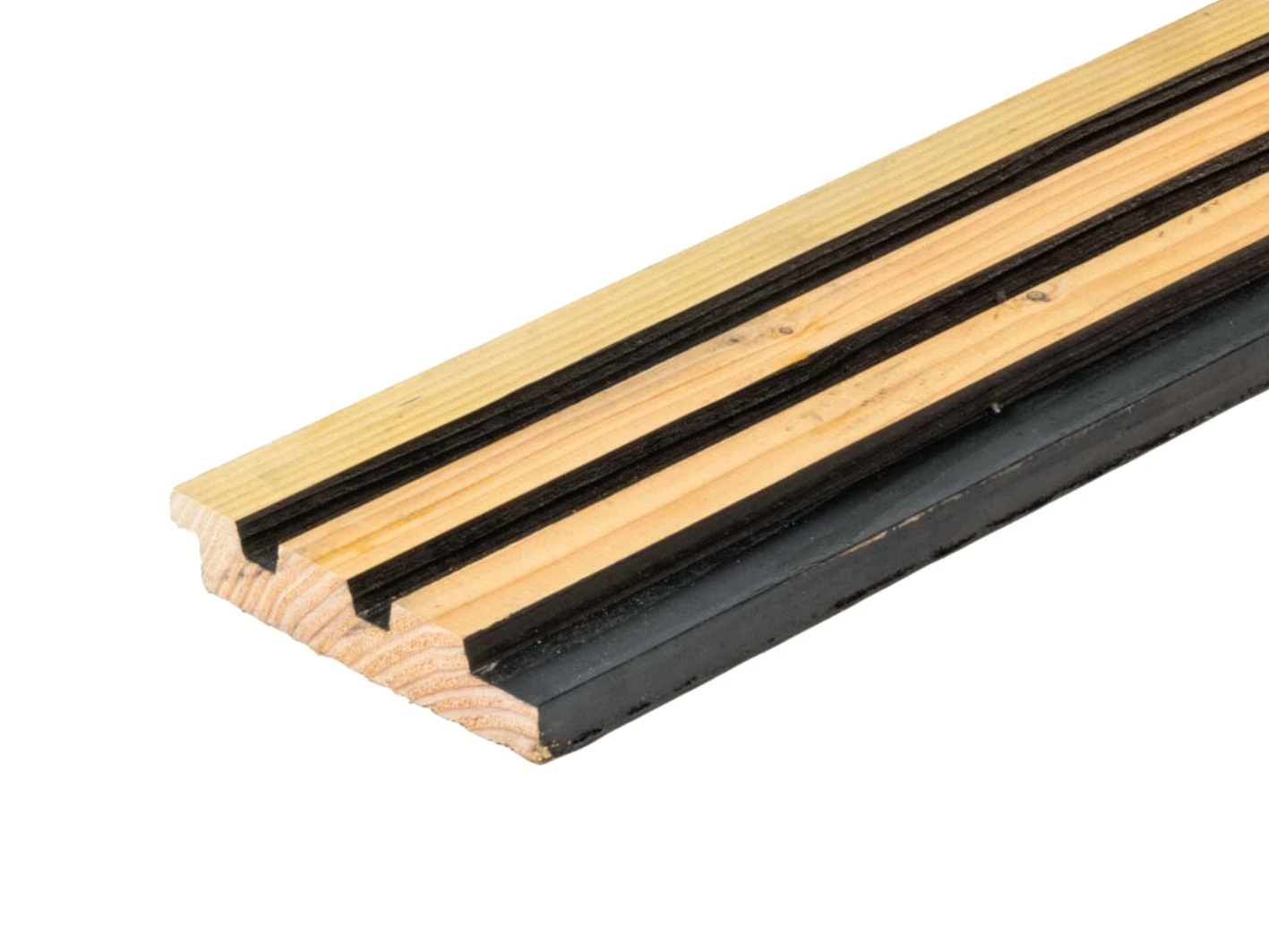 Douglas Rhombusprofielplank Triple 2.5 x 14 cm (25 x 140 mm) Zwart - Lengte 400 cm - Afbeelding 10